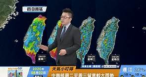 一分鐘報天氣 / 週一(08/03) 哈格比颱風週一通過北部近海 南部留意後續降雨