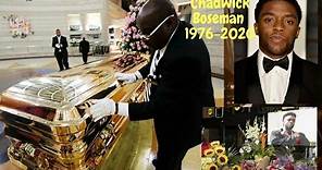 Chadwick Boseman Funeral Service - Open Casket (HD)