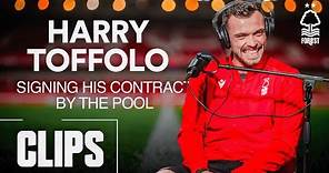 TOFF SIGNED ONE OF HIS FIRST CONTRACTS ON HOLIDAY | HARRY TOFFOLO
