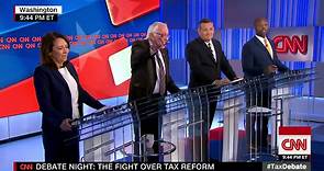 Senators Cruz and Sanders argue tax reform on CNN's town hall