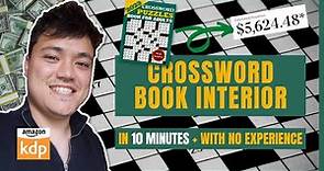 Create A Crossword Book FAST using only FREE software for Amazon KDP #lowcontentbooks #crossword
