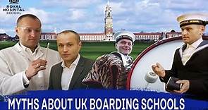 A day in the life of a UK boarding school. Royal Hospital School. Myths and reality.