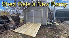 How to replace a ramp on a shed