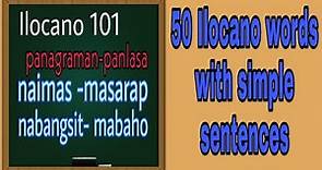 BASIC ILOCANO WORDS WITH SENTENCES | Tagalog Ilocano Dictionry | Ilocano 101