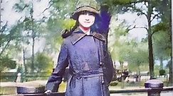1920年，16岁的林徽因在伦敦留影，一身打扮简约而又优雅