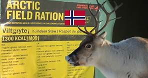 Norwegian reindeer stew MRE