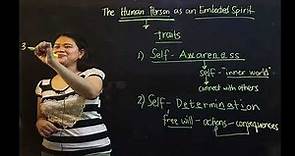 Unit 3 Lesson 1 Traits that Define a Human Person