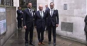 Rupert Murdoch with his sons James and Lachlan in 2016