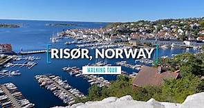 Risør Walking Tour (4K)- A charming small seaside town in Norway