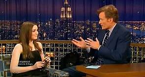 Sarah Bolger on "Late Night with Conan O'Brien" - 2/5/08