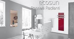 Riscaldamento a parete o soffitto con Pannelli Radianti Ecosun in vetro, ceramica e a specchio
