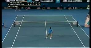 [HL] Roger Federer v. Janko Tipsarevic 2008 Australian Open [R3]