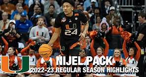 Nijel Pack 2022-23 Regular Season Highlights | Miami Guard