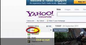 How to: Check emails in yahoo account