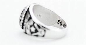 Customized Sterling Silver High School College Class Ring