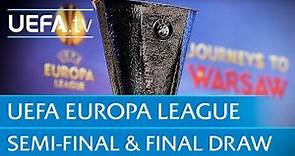 Watch the full UEFA Europa League semi-final and final draw