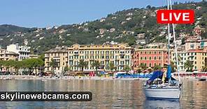 【LIVE】 Webcam su Spiaggia di Santa Margherita Ligure | SkylineWebcams