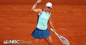 French Open Women's Singles Final: Iga Swiatek vs. Coco Gauff | HIGHLIGHTS | 6/4/2022 | NBC Sports