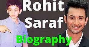 Rohit Saraf | Life Story | Biography