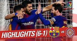 Resumen de FC Barcelona vs Girona FC (6-1)