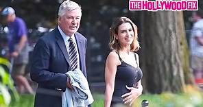 Alec Baldwin & His Wife Hilaria Enjoy A Relaxed Walk In The Park After Lunch Together In New York