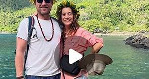 Kate Walsh on Instagram: "On island time with my guy @andynix1 and @lindbladexp featuring the amazing local culture in French Polynesia! 💗 🌴 #whereiexplore"
