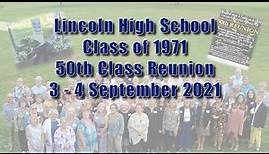 Lincoln High School Class of 1971 50th Class Reunion
