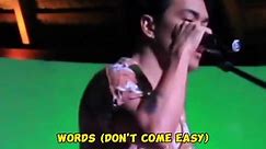 Words (Don't Come Easy) | Elleth Leabab