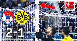 Goalkeeper Breaks The Goal?! Vietnam vs. Borussia Dortmund 2-1 | Highlights