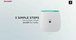 Cleaning the SHARP Air Purifier Is Easy! Follow These 3 Simple Steps