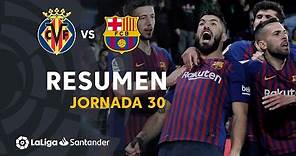Resumen de Villarreal CF vs FC Barcelona (4-4)