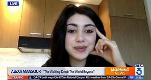 TWD Star Alexa Mansour on the New Spin-Off "The Walking Dead: World Beyond"