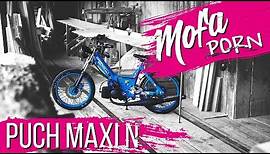 Mofaporn: Puch Maxi N mit Z50 Kicker im blauen Kleid | mofakult.ch