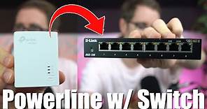 How To Setup LAN Switch with Powerline Adapter