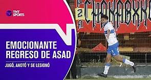 Yamil Asad vivió de todo: jugó, anotó y se lesionó