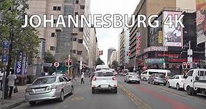 Johannesburg 4K - The City of Gold - Driving Downtown - South Africa