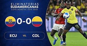 ECUADOR vs. COLOMBIA [0-0] | RESUMEN | ELIMINATORIAS SUDAMERICANAS | FECHA 4
