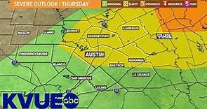 Live Radar: Tracking potential severe storms moving through Central Texas | KVUE