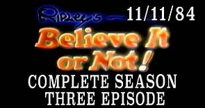 "Ripley's Believe It or Not!" (1984) - Season Three Episode with Jack & Holly Palance!