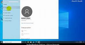 How to remove password from Windows 10
