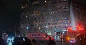 Bronx apartment building fire leaves at least 19 dead