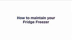 How to maintain your Fridge Freezer | Home Tech Tips | Currys PC World