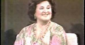 Birgit Nilsson--1981 TV Interview and Song, "Vienna, City of Dreams"