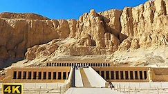【4K UHD 】探索埃及 哈特谢普苏特神庙 最伟大的女法老陵墓 向世人述说着女法老哈特谢普苏特美丽而传奇的故事