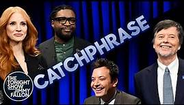 Catchphrase with Jessica Chastain and Ken Burns | The Tonight Show Starring Jimmy Fallon