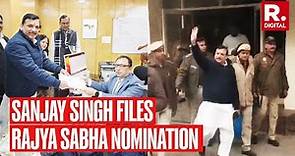 Jailed AAP leader Sanjay Singh files nomination for Rajya Sabha | Aam Aadmi Party