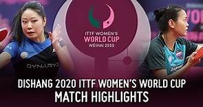 Zhang Lily vs Zhang Mo | 2020 ITTF Women's World Cup Highlights (Group)