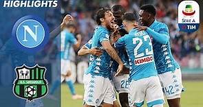 Napoli 2-0 Sassuolo | Goals From Ounas & Insigne Ensure Comfortable Win | Serie A