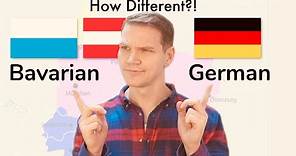 How Different Are Standard German and Bavarian???