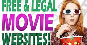 10 Free & Legal Movie Streaming Websites!